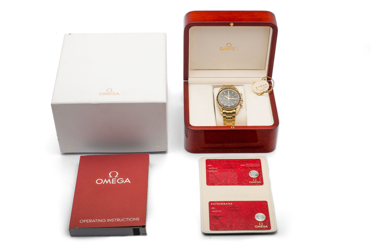 Omega Speedmaster Professional Moonwatch 18K Yellow Gold Ref. 3195.50.00