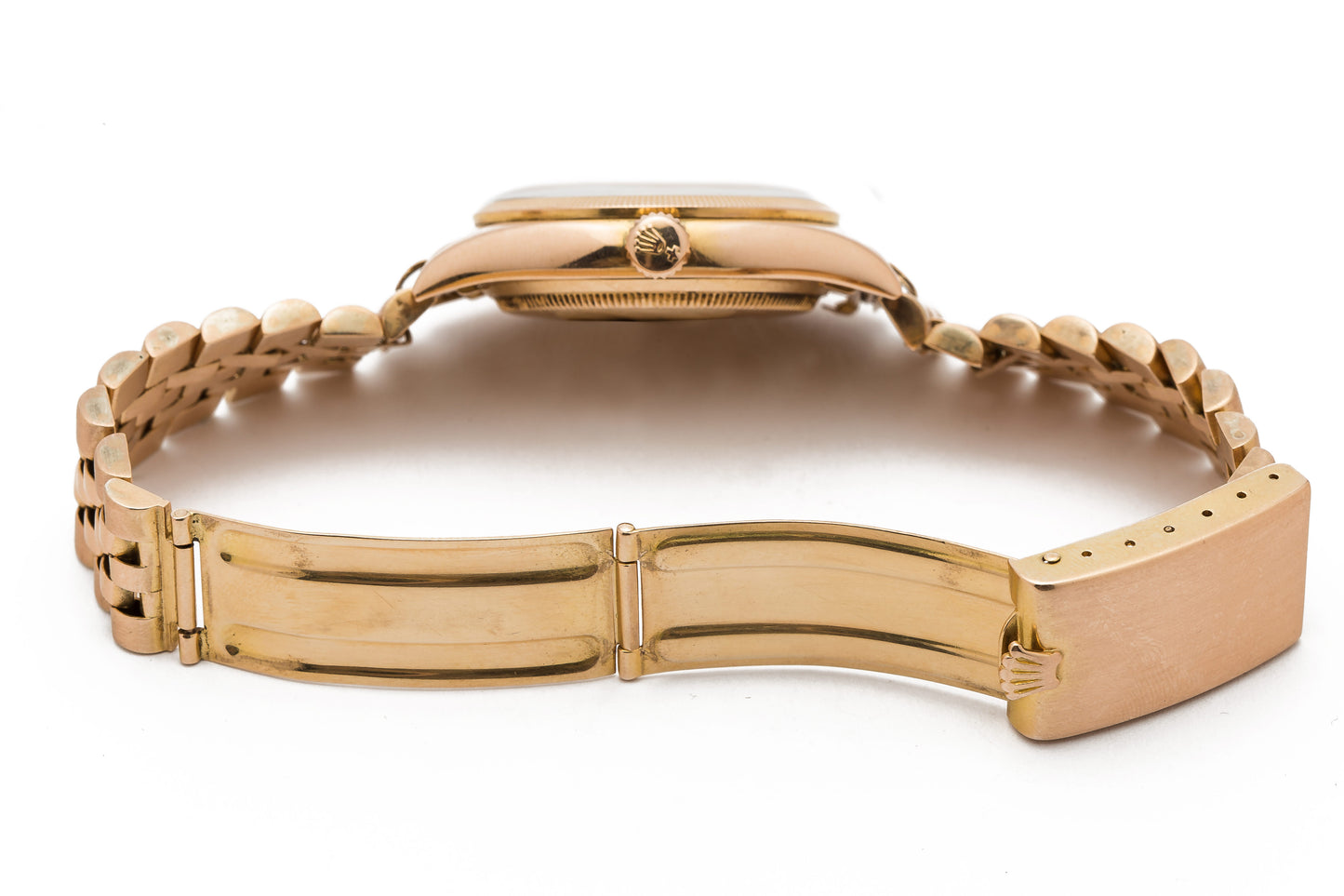 Rolex Datejust 6305  'Ovettone' Pink Gold BREVET