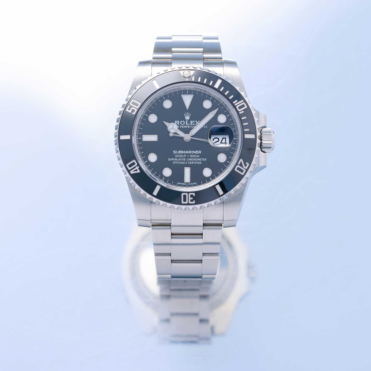 Rolex Submariner Date Ref. 116610LN - "Very good" condition - German fullset