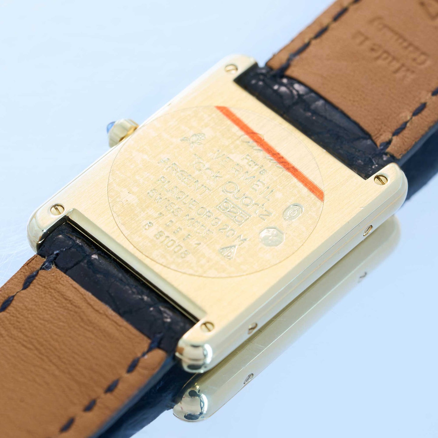 Cartier Tank Ref. 681006 - "Very good" condition - Service in 2025 - Fullset