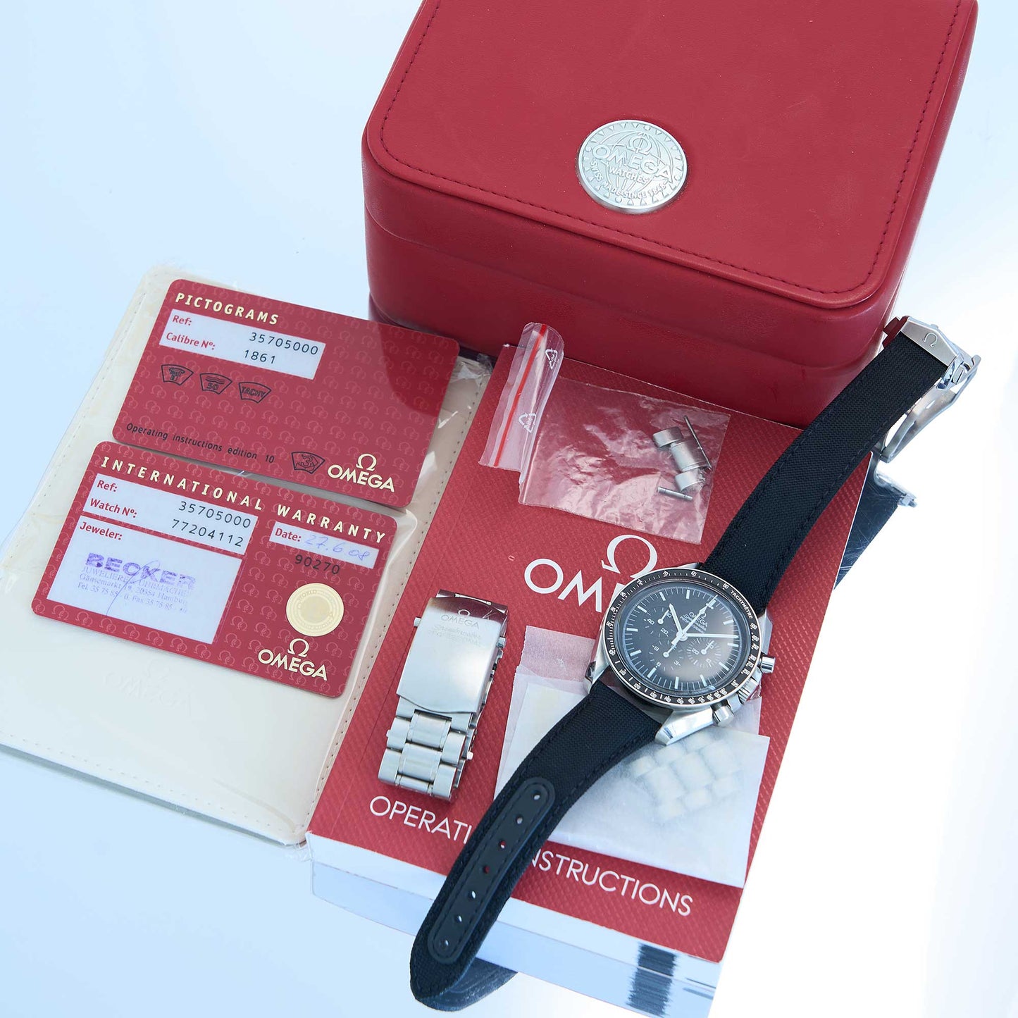 Omega Speedmaster Professional Moonwatch Ref. 3570.50.00 - "Very good" condition - German fullset