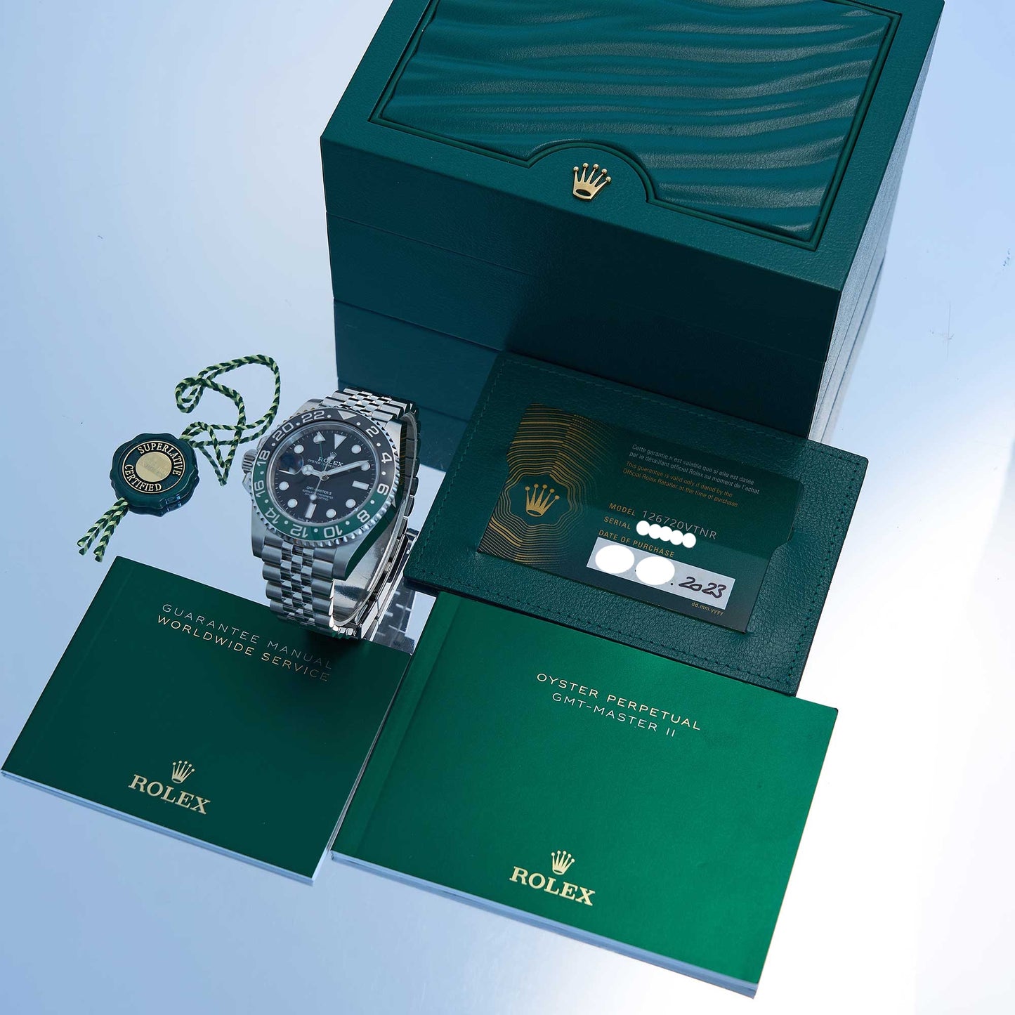 Rolex GMT-Master II Ref. 126720VTNR - "NEW / UNWORN" - German first owner - Fullset