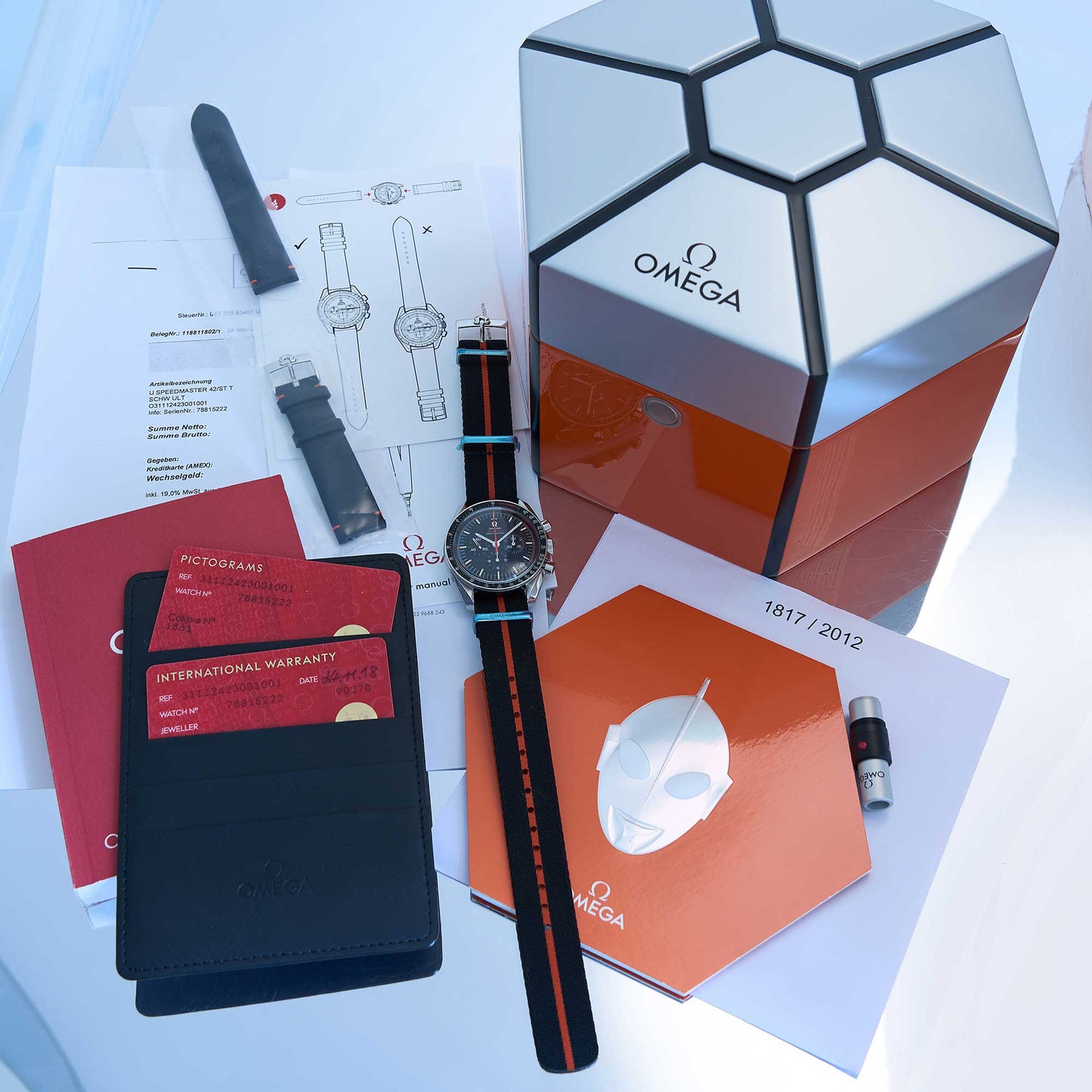 Omega Speedmaster Professional Moonwatch Ref. 311.12.42.30.01.001 - "Very good" condition - Fullset