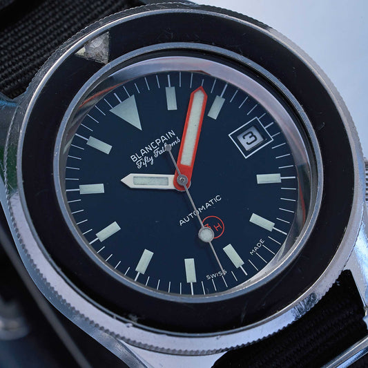 Blancpain Fifty Fathoms 3H BUND Ref. 6645-12-171-4162 - "Very good" condition - Blancpain service - Military watch