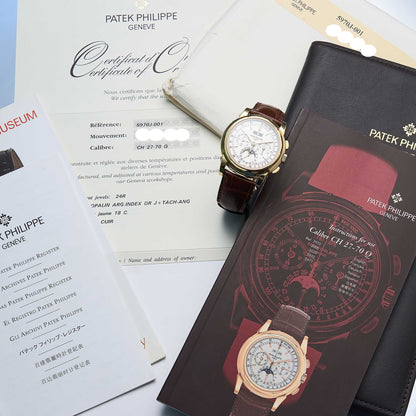 Patek Philippe Perpetual Calendar Chronograph Ref. 5970J-001 - "Very good" condition - Unpolished - Fullset