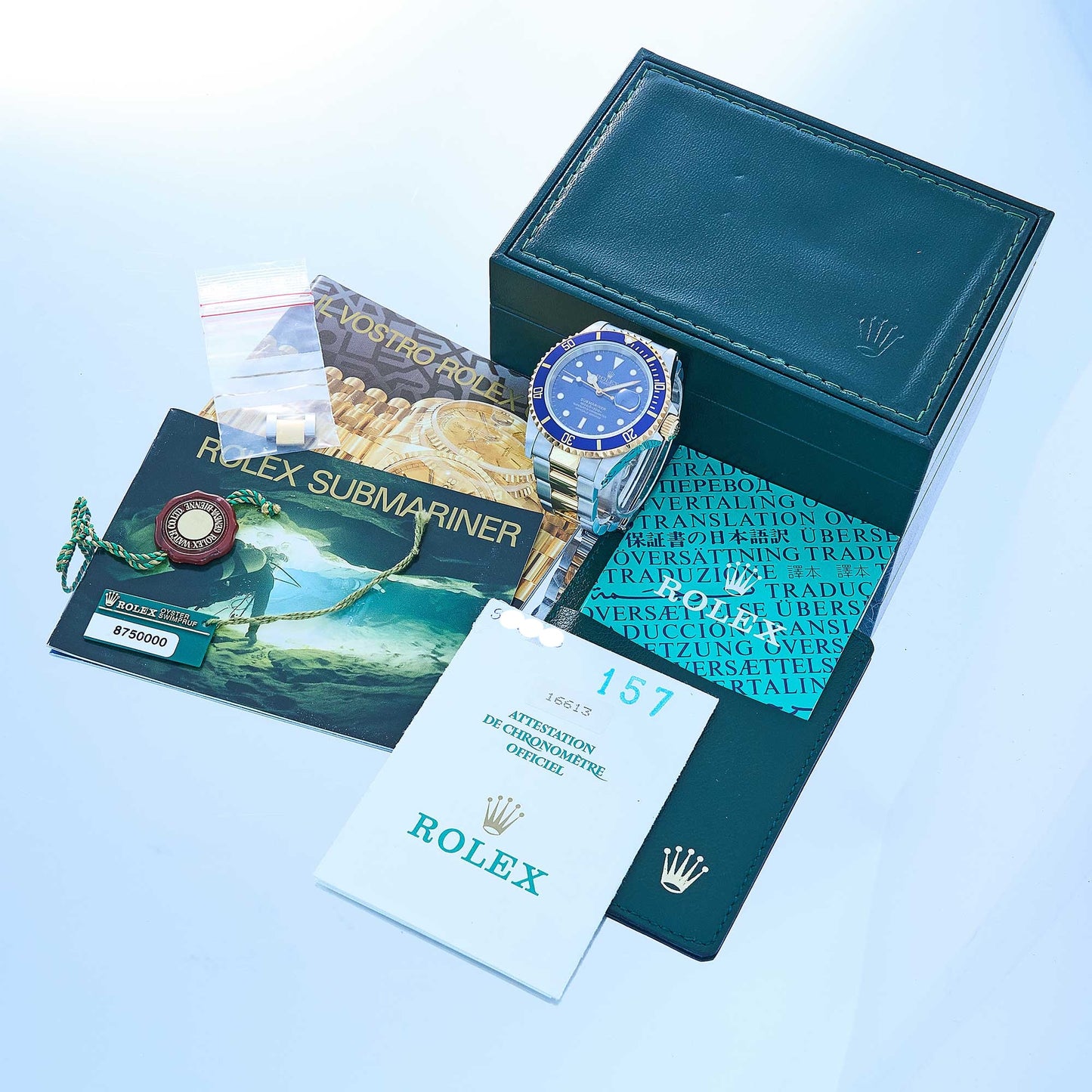 Rolex Submariner Date Ref. 16613LB - "N.O.S." condition - Fullset