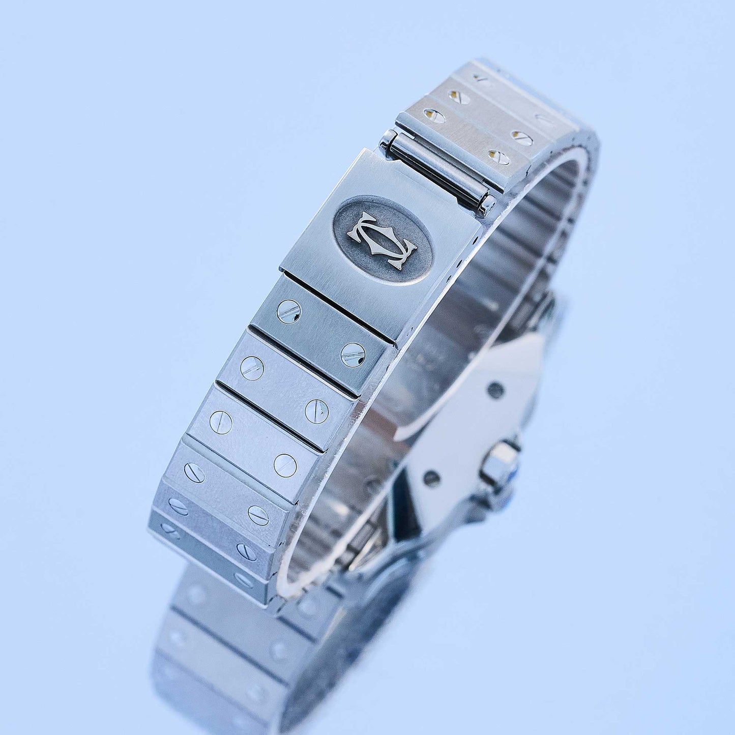 Cartier Santos Ref. 2960 - "Very good" condition - "Ghost" service dial