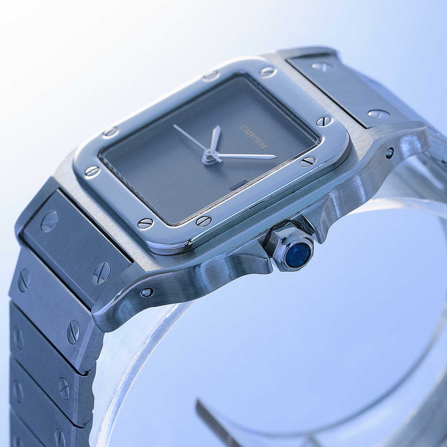 Cartier Santos Ref. 2960 - "Very good" condition - "Ghost" service dial