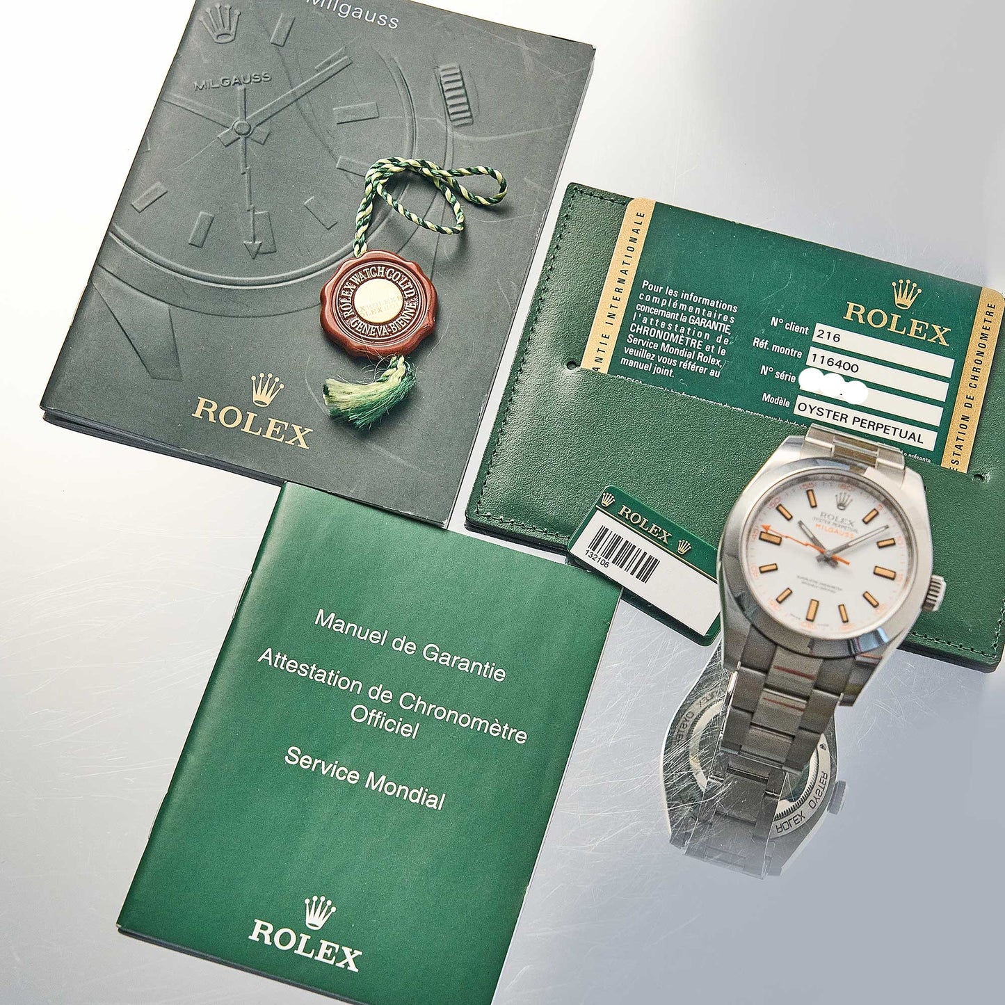 Rolex Milgauss Ref. 116400 - "Very good" condition - EU Fullset