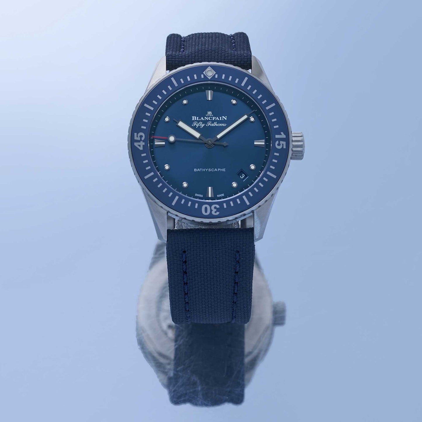 Blancpain Fifty Fathoms Bathyscaphe Ref. 5100-1140-052A - "Very good" condition - First german owner - Fullset