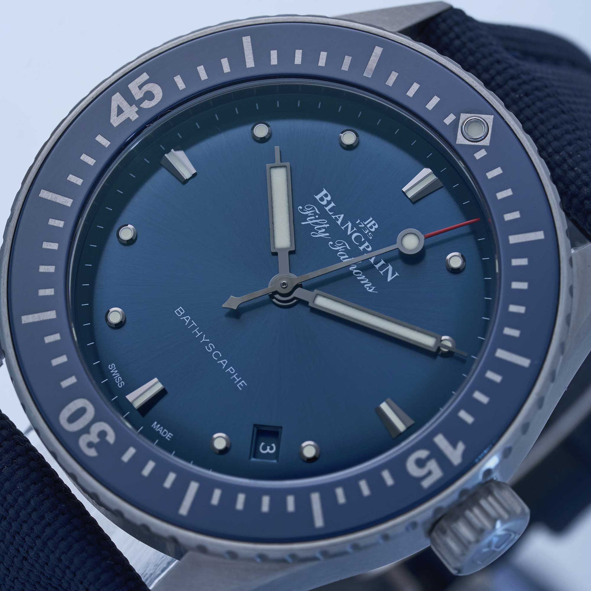 Blancpain Fifty Fathoms Bathyscaphe Ref. 5100-1140-052A - "Very good" condition - First german owner - Fullset