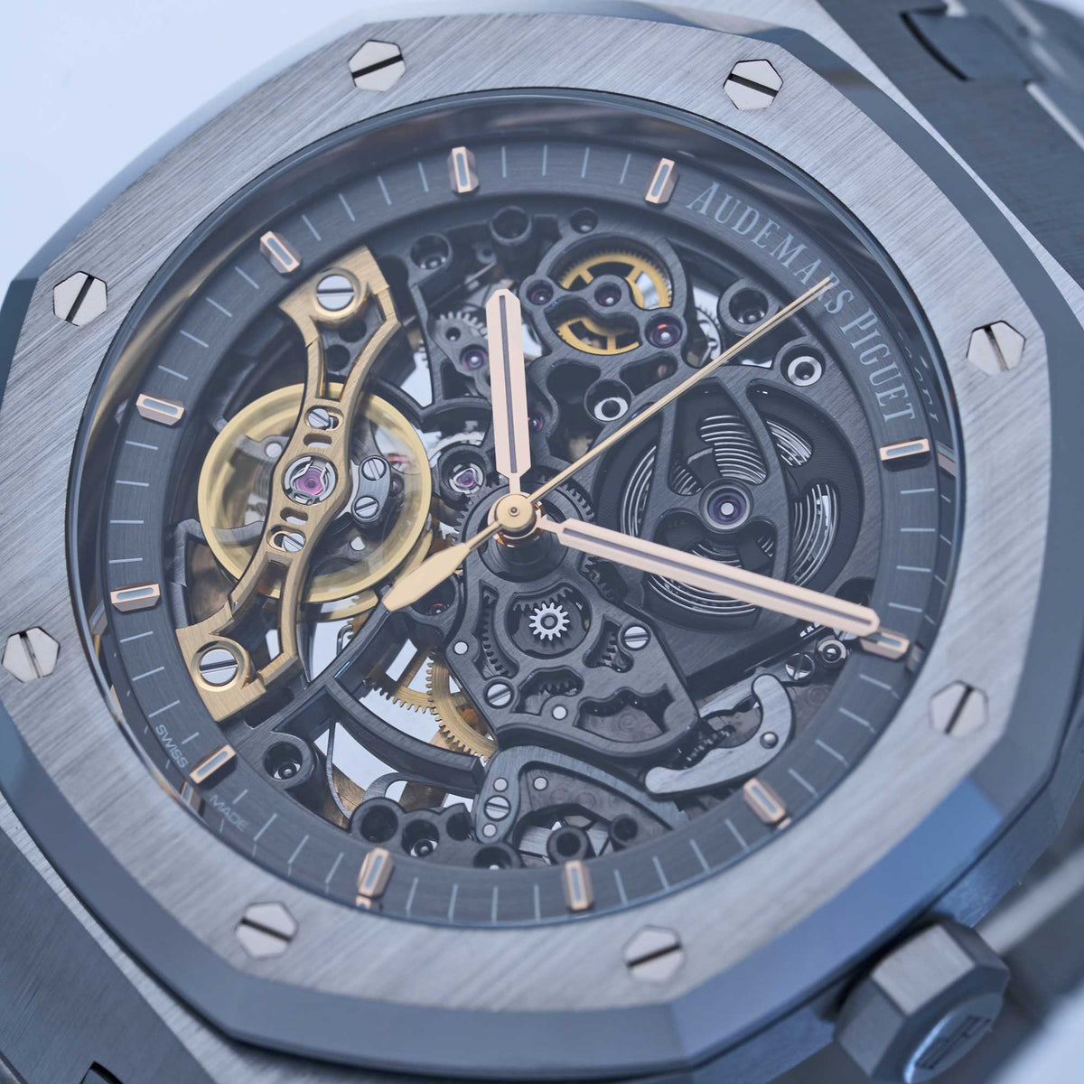 Audemars Piguet Royal Oak Double Balance Wheel Openworked Ref. 15407ST.OO.1220ST.01 - "NEW / UNWORN" - German first owner - Fullset