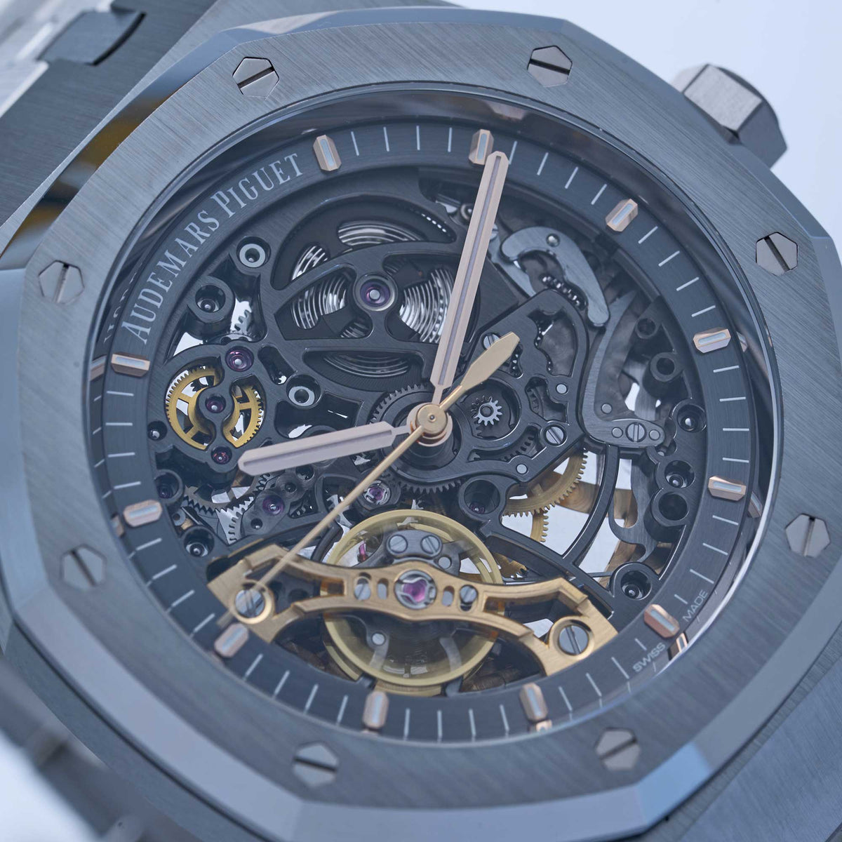 Audemars Piguet Royal Oak Double Balance Wheel Openworked Ref. 15407ST.OO.1220ST.01 - "NEW / UNWORN" - German first owner - Fullset