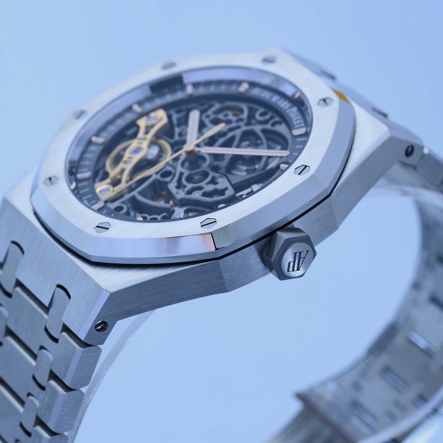 Audemars Piguet Royal Oak Double Balance Wheel Openworked Ref. 15407ST.OO.1220ST.01 - "NEW / UNWORN" - German first owner - Fullset