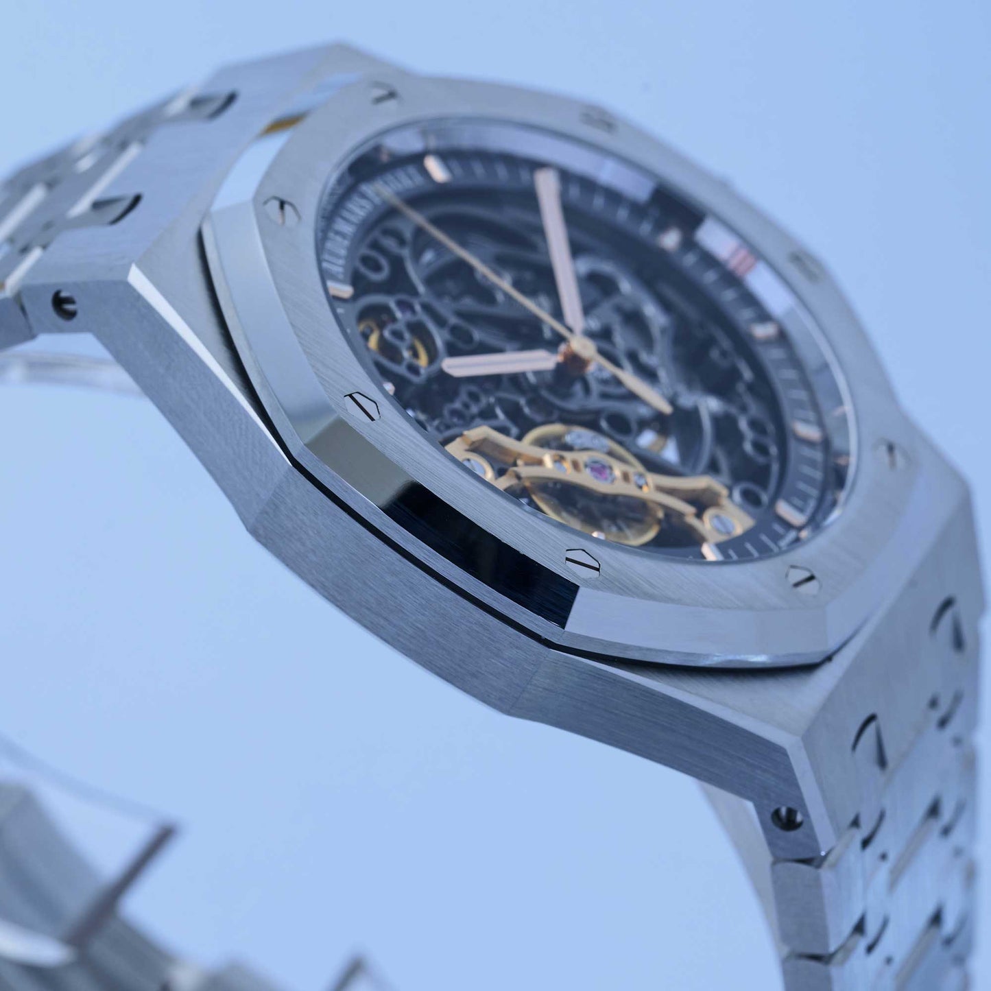 Audemars Piguet Royal Oak Double Balance Wheel Openworked Ref. 15407ST.OO.1220ST.01 - "NEW / UNWORN" - German first owner - Fullset