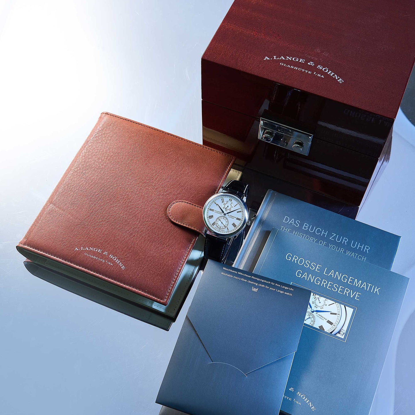 A. Lange & Söhne Langematik Ref. 304.049 - "Very good" condition - German first owner - Fullset