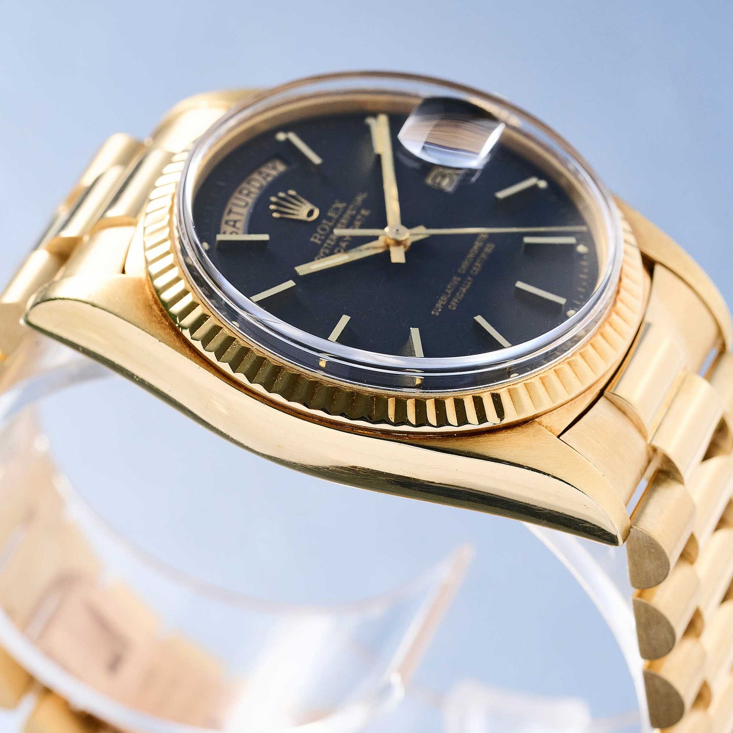 Rolex Day-Date 36 Ref. 1803 - "Very good" condition - Beautiful black dial