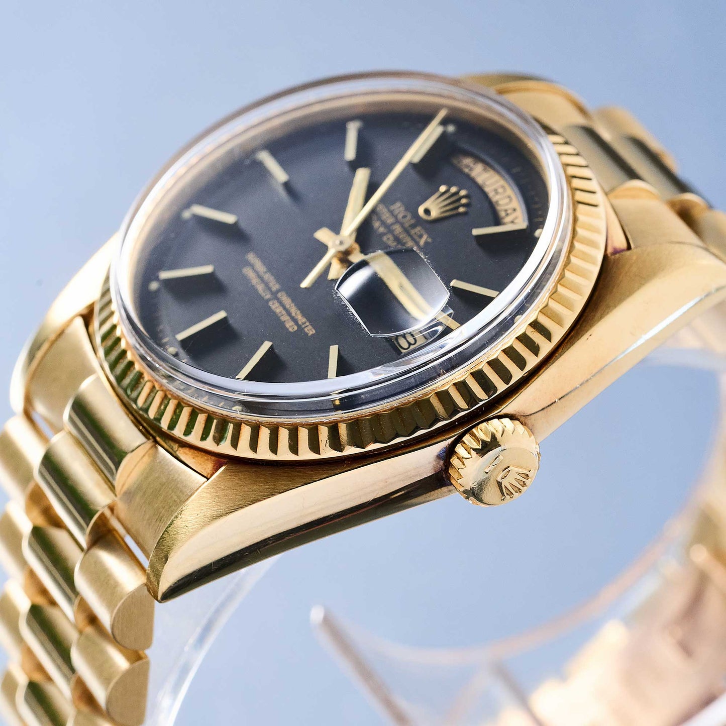 Rolex Day-Date 36 Ref. 1803 - "Very good" condition - Beautiful black dial
