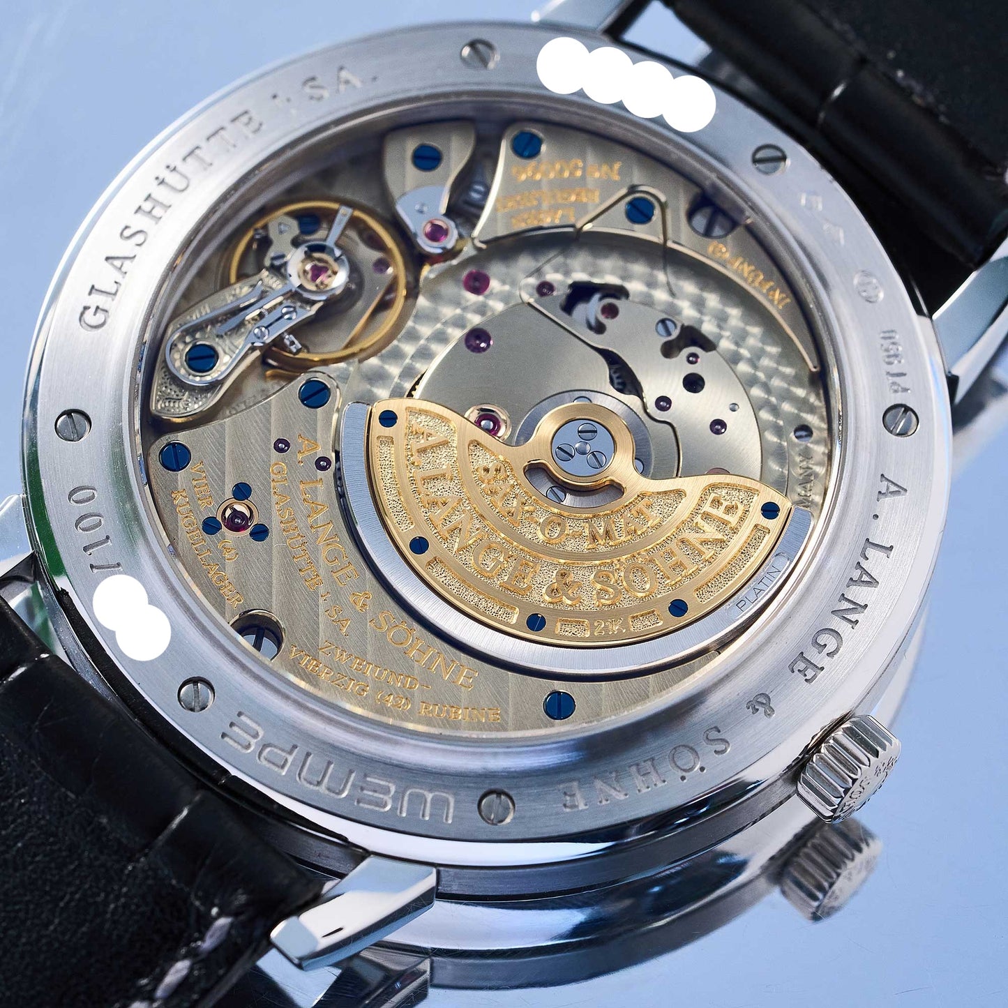 A. Lange & Söhne Langematik Ref. 304.049 - "Very good" condition - German first owner - Fullset