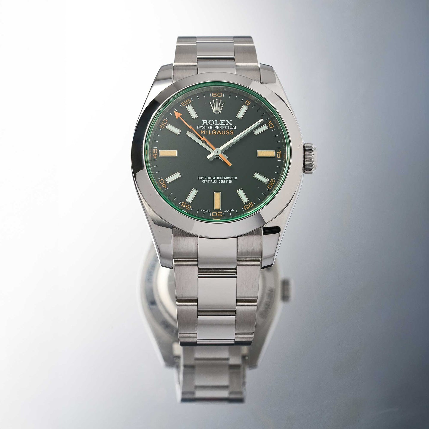 Rolex Milgauss Ref. 116400GV - "Very good" condition - German first owner - Fullset
