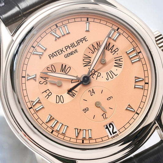 Patek Philippe Annual Calendar Ref. 5035G - "Very good" condition - Salmon Dial