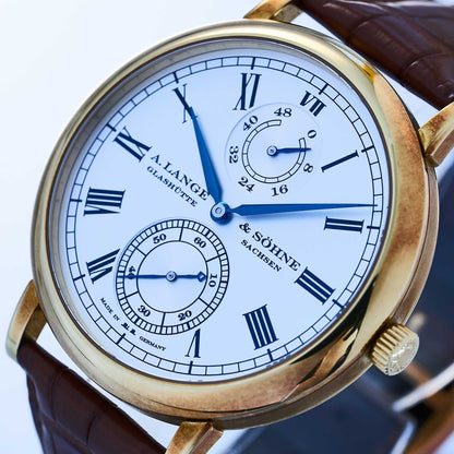 A. Lange & Söhne Langematik Gangreserve Wempe Limited Ref. 304.048 - "Very good" condition - Crazy Patina - German fullset
