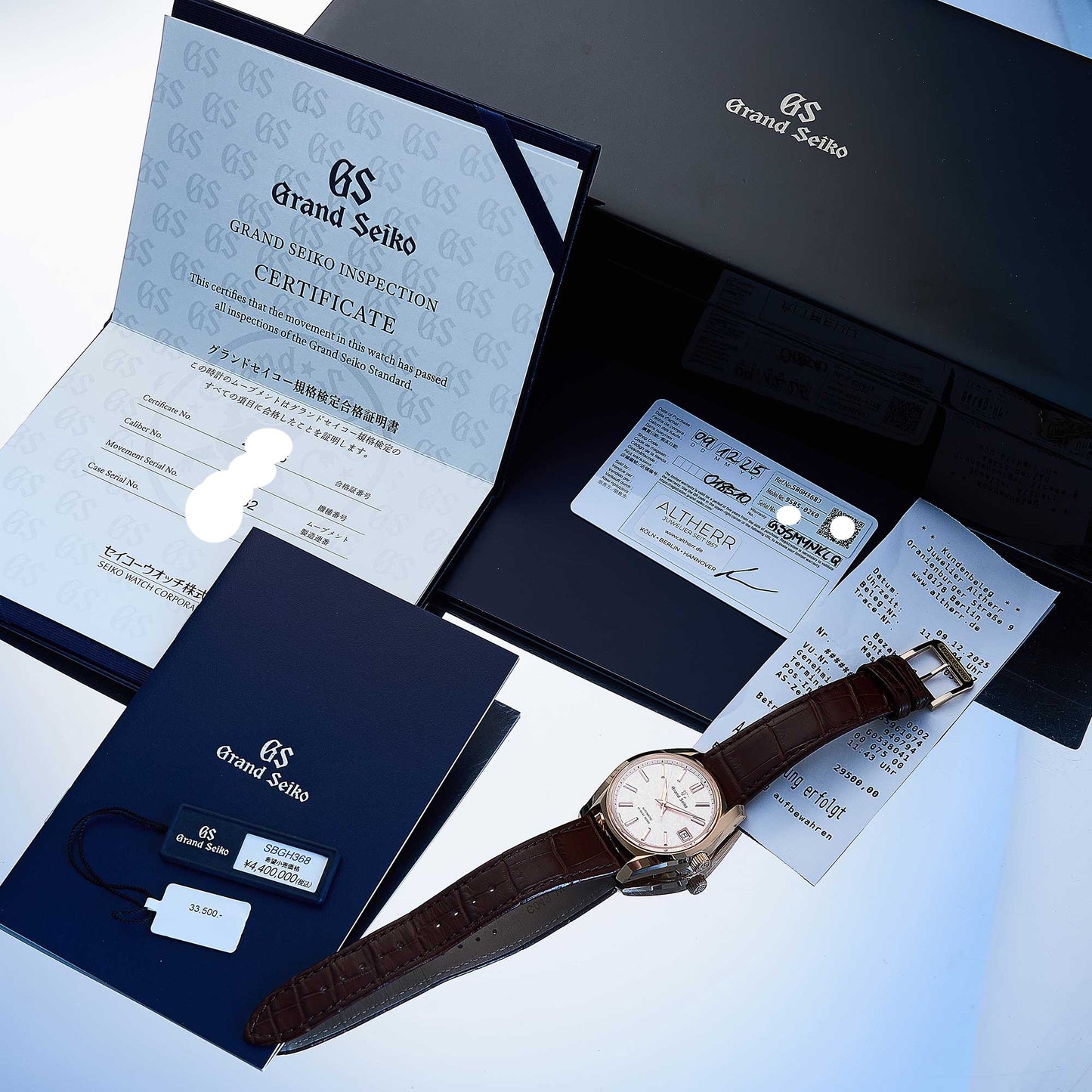 Grand Seiko Heritage Collection Mechanical Hi-beat 36000 Ref. SBGH368 - "Very good" condition - German first owner - Fullset