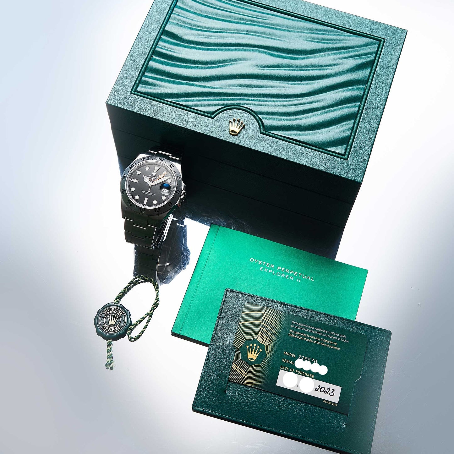 Rolex Explorer II Ref. 226570 - "Very good" condition - German first owner - Fullset