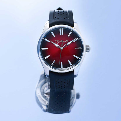 H.Moser & Cie. Pioneer Centre Seconds Swiss Mad Red Ref. 3200-1207 - "Very good" condition - German Fullset