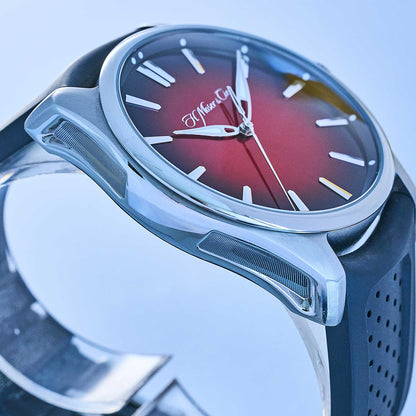 H.Moser & Cie. Pioneer Centre Seconds Swiss Mad Red Ref. 3200-1207 - "Very good" condition - German Fullset