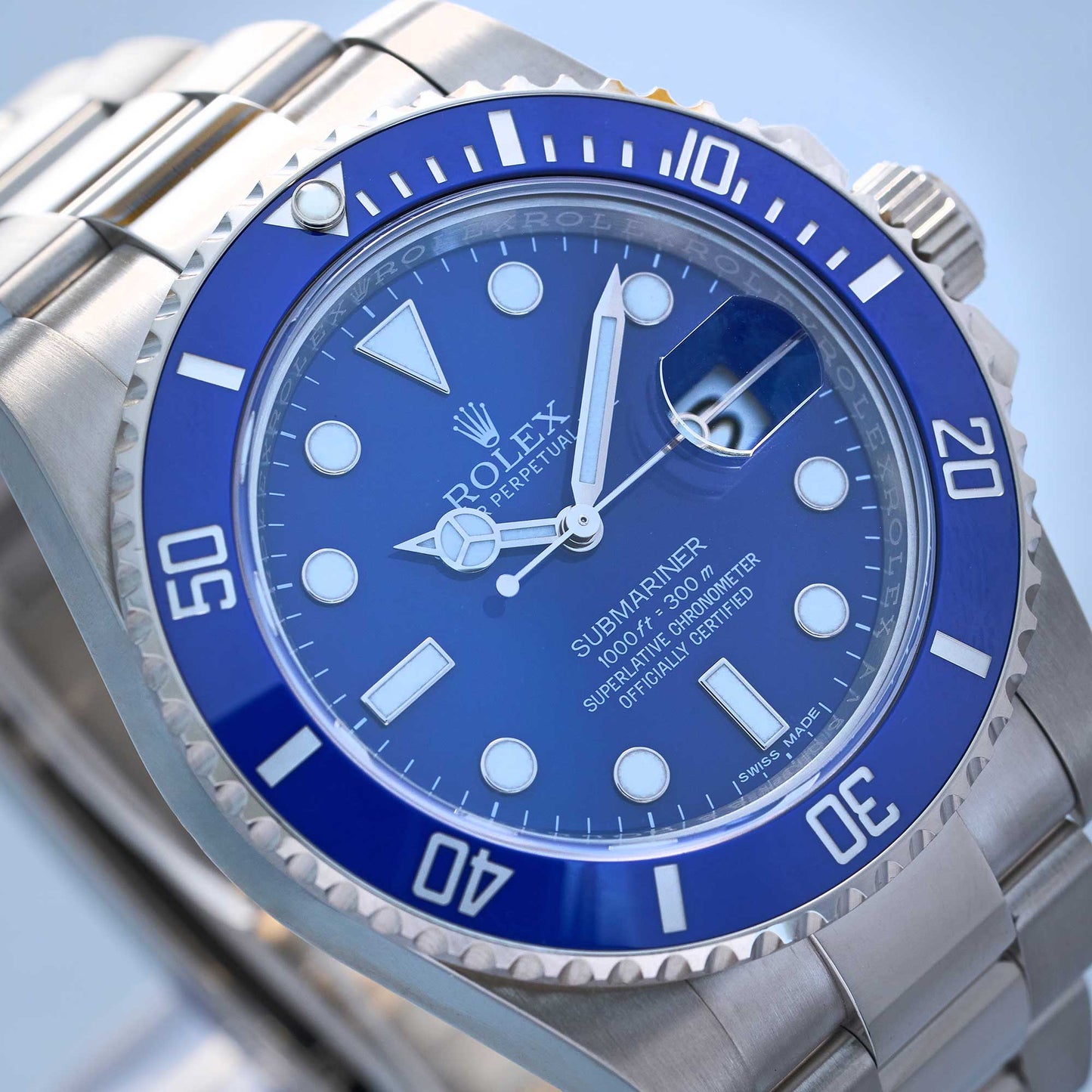 Rolex Submariner Date Ref. 116619LB - "Very good" condition - EU Fullset