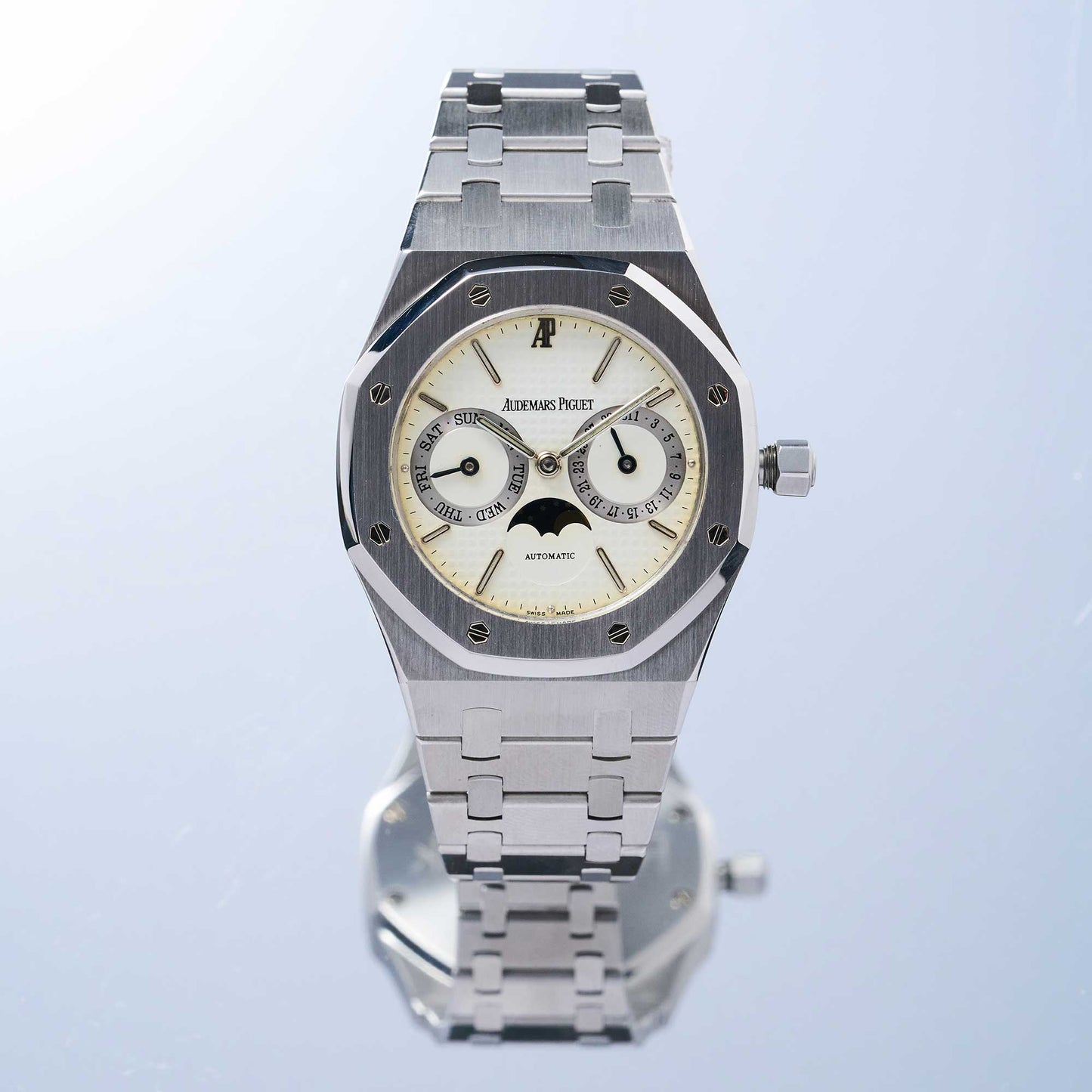 Audemars Piguet Royal Oak Day-Date Ref. 25594ST - "Very good" condition - Fullset