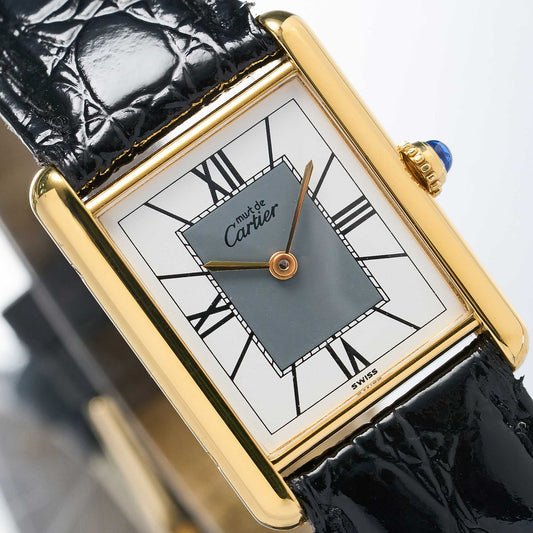 Cartier Tank Vermeil Ref. 590005 - "Very good" condition - German first owner - Papers