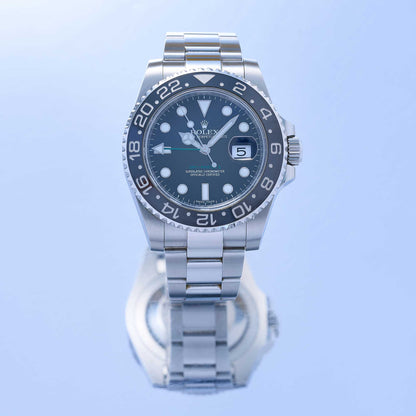 Rolex GMT-Master II Ref. 116710LN - "Very good" condition - German fullset - Purchasing invoice