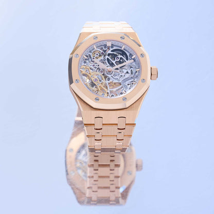 Audemars Piguet Royal Oak Double Balance Wheel Openworked Ref. 15467OR.OO.1256OR.01 - "Very good" condition - Fullset