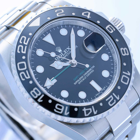 Rolex GMT-Master II Ref. 116710LN - "Very good" condition - German fullset - Purchasing invoice