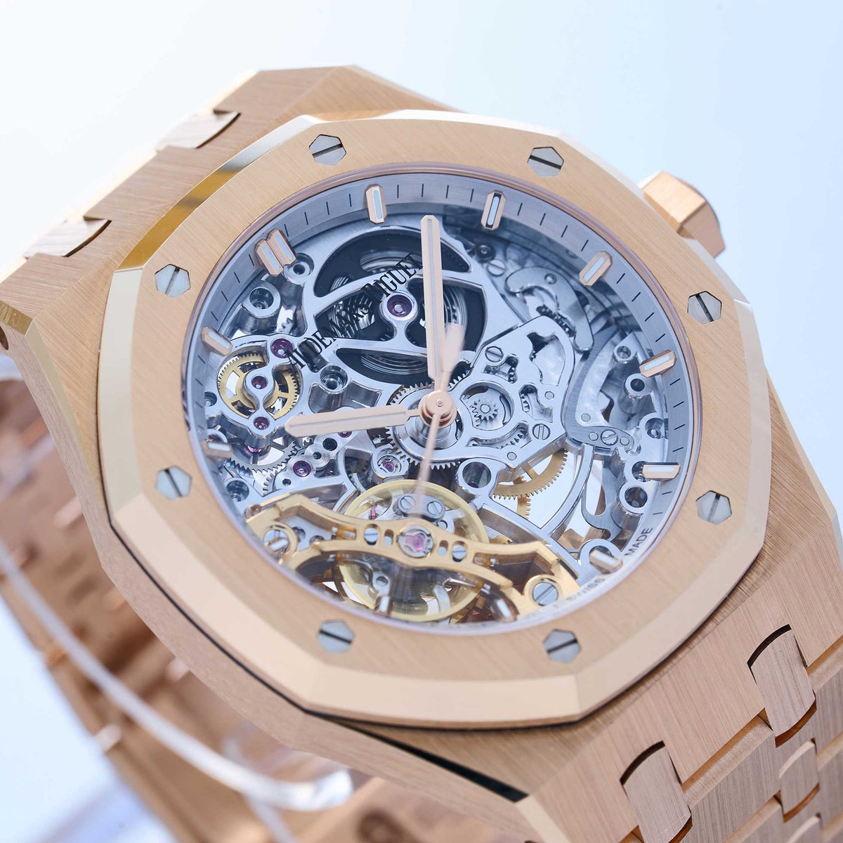 Audemars Piguet Royal Oak Double Balance Wheel Openworked Ref. 15467OR.OO.1256OR.01 - "Very good" condition - Fullset