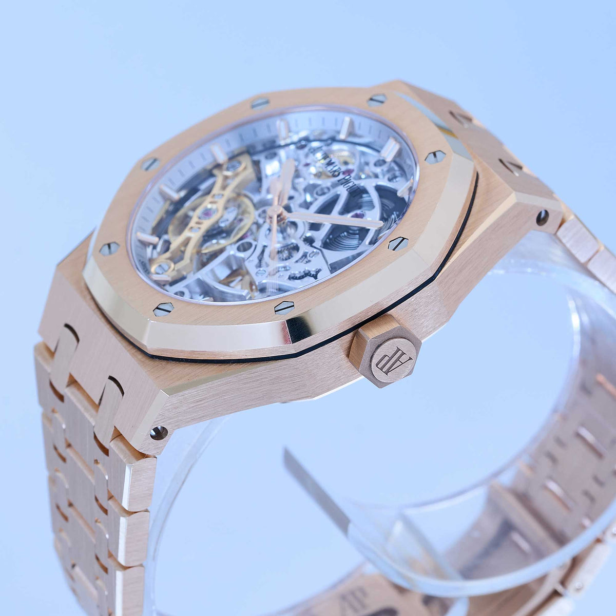 Audemars Piguet Royal Oak Double Balance Wheel Openworked Ref. 15467OR.OO.1256OR.01 - "Very good" condition - Fullset