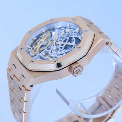 Audemars Piguet Royal Oak Double Balance Wheel Openworked Ref. 15467OR.OO.1256OR.01 - "Very good" condition - Fullset