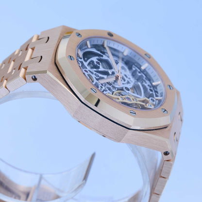 Audemars Piguet Royal Oak Double Balance Wheel Openworked Ref. 15467OR.OO.1256OR.01 - "Very good" condition - Fullset