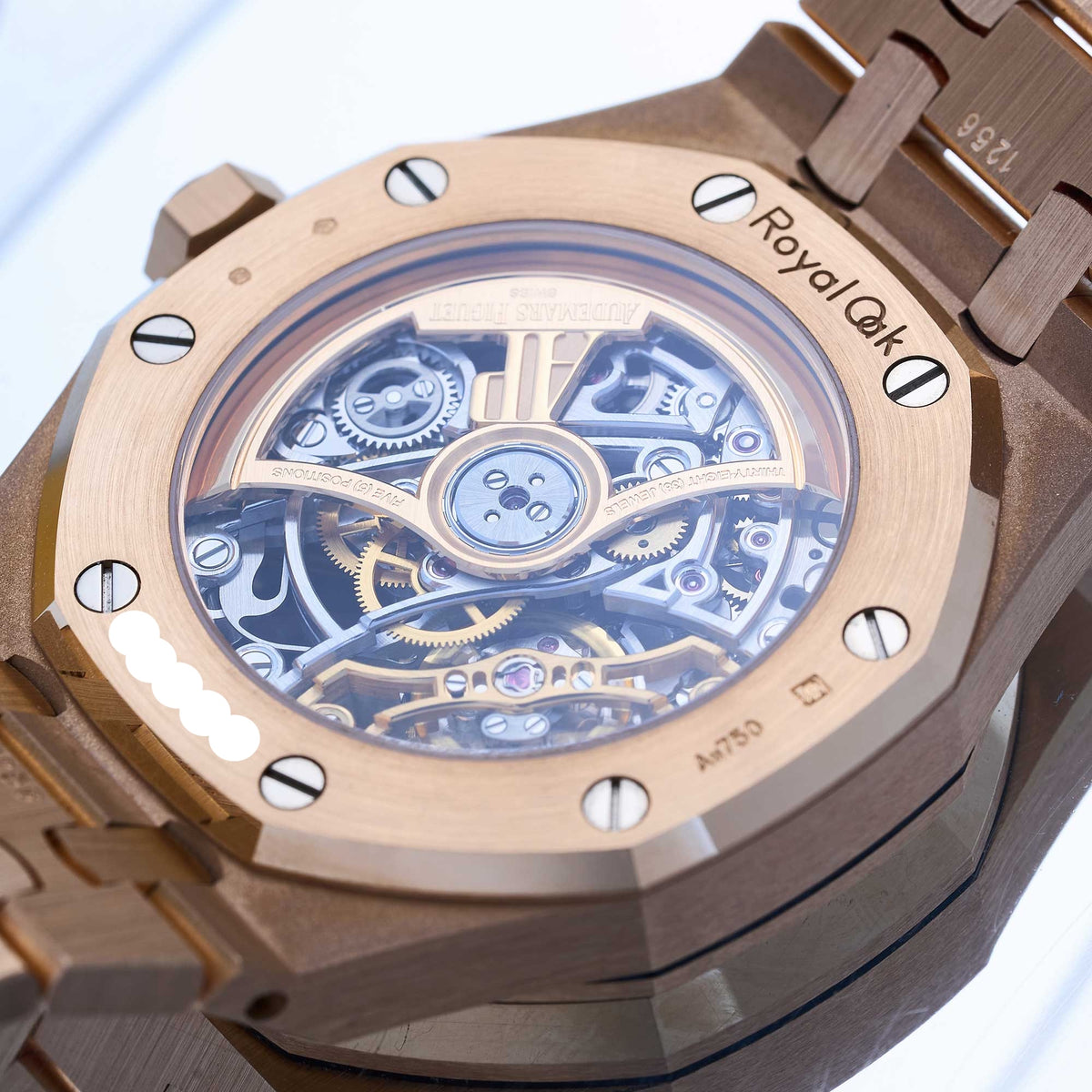 Audemars Piguet Royal Oak Double Balance Wheel Openworked Ref. 15467OR.OO.1256OR.01 - "Very good" condition - Fullset