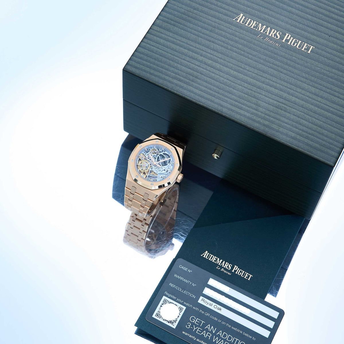 Audemars Piguet Royal Oak Double Balance Wheel Openworked Ref. 15467OR.OO.1256OR.01 - "Very good" condition - Fullset