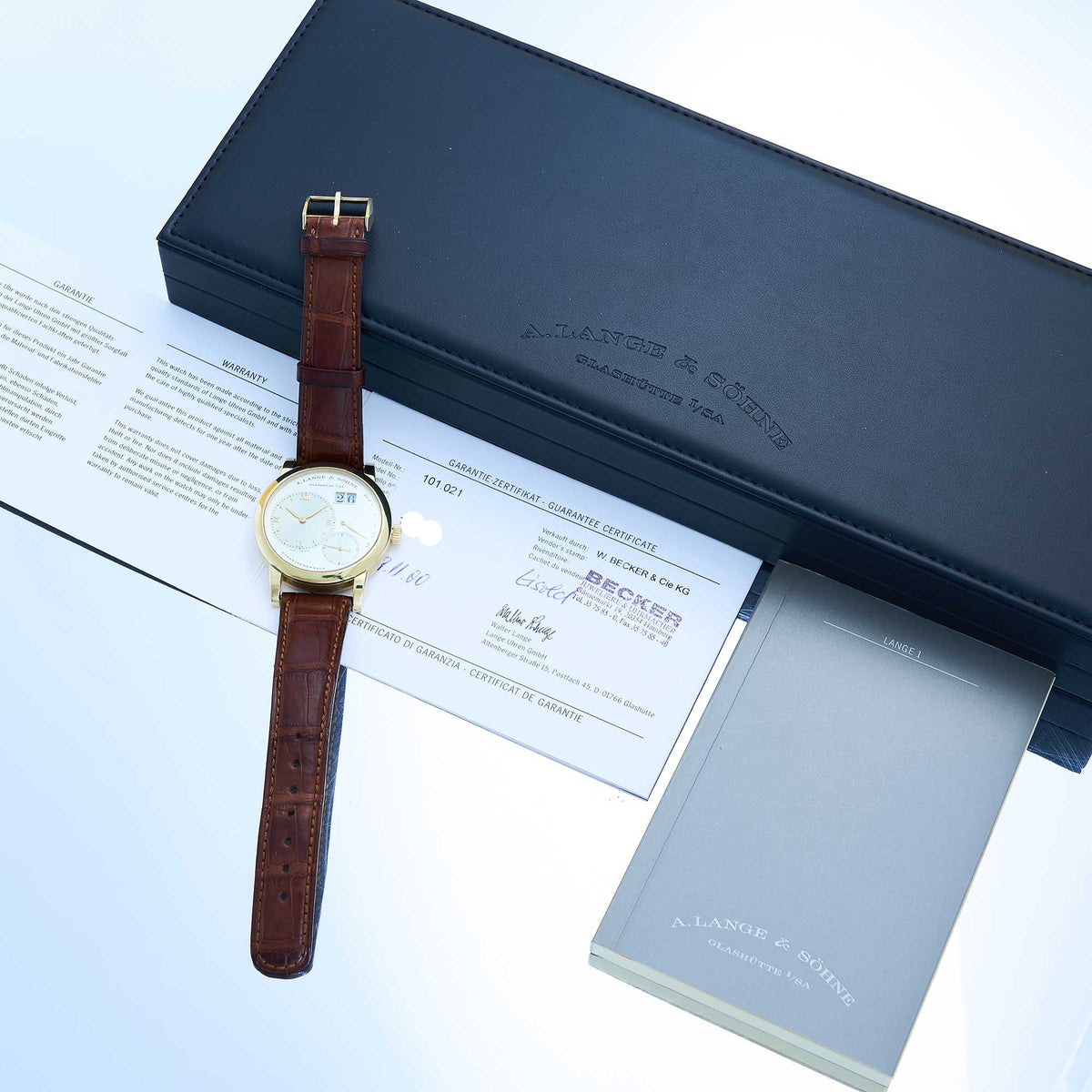 A. Lange & Söhne Lange 1 Ref. 101.021 - "Very good" condition - German fullset
