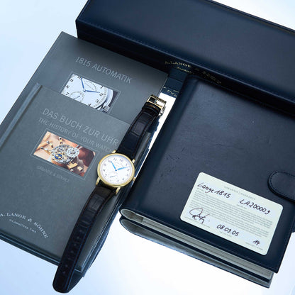 A. Lange & Söhne 1815 Ref. 303.021 - "Very good" condition - German fullset