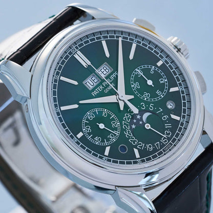 Patek Philippe Perpetual Calendar Chronograph Grand Complications Ref. 5270P-014 - "NEW / UNWORN" - First german owner - Complete set