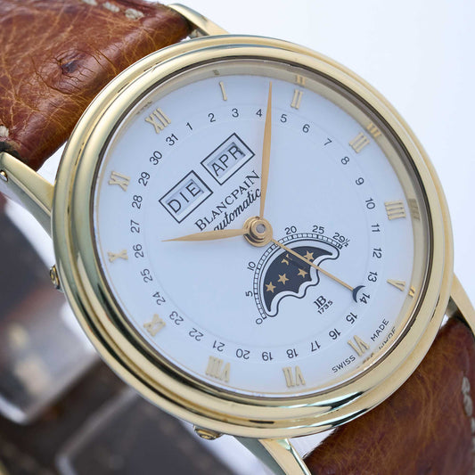 Blancpain Villeret Moonphase Ref. 6595-1141-55 - "Very good" condition - Watch only
