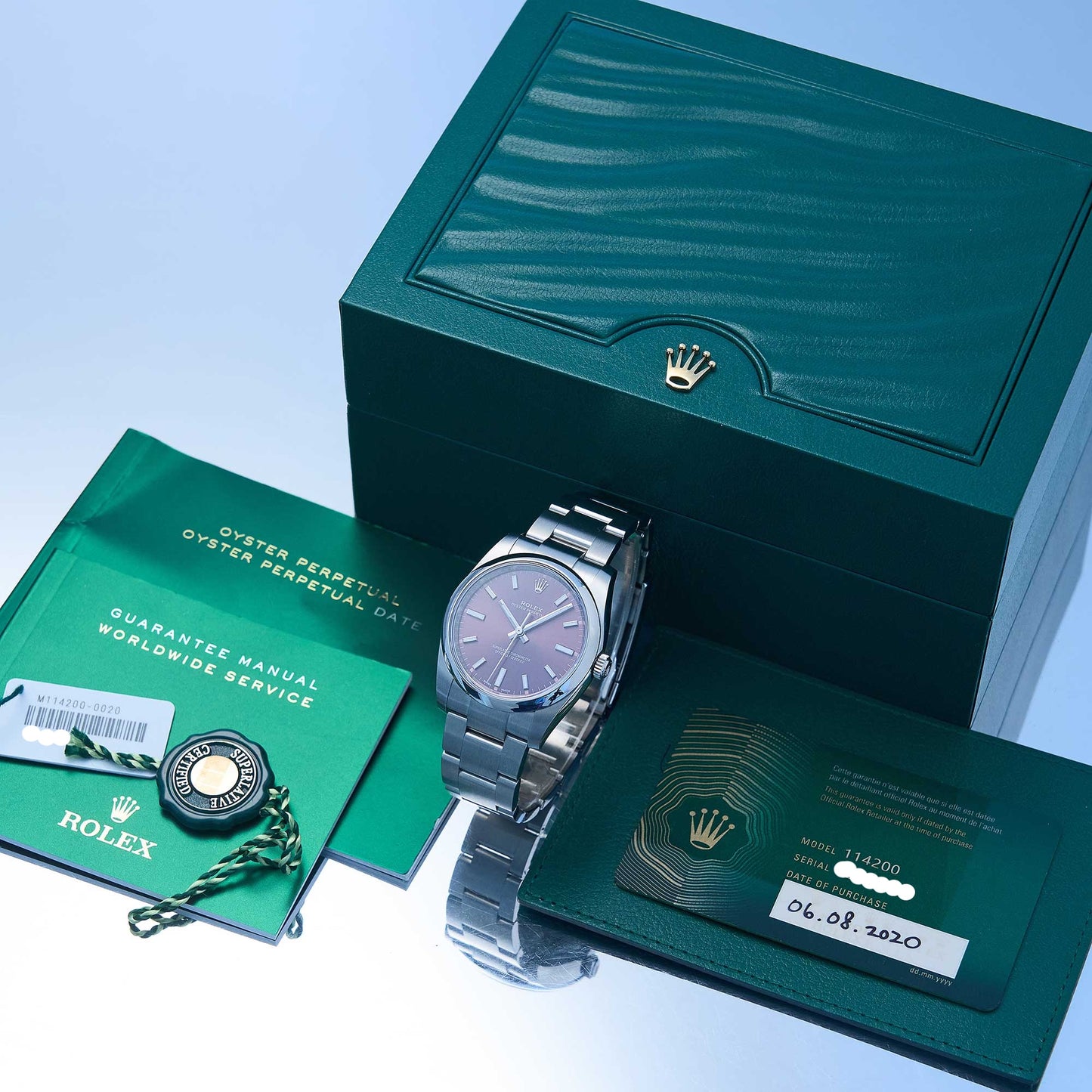 Rolex Air King Ref. 114200 - "Very good" condition - Fullset - New Card