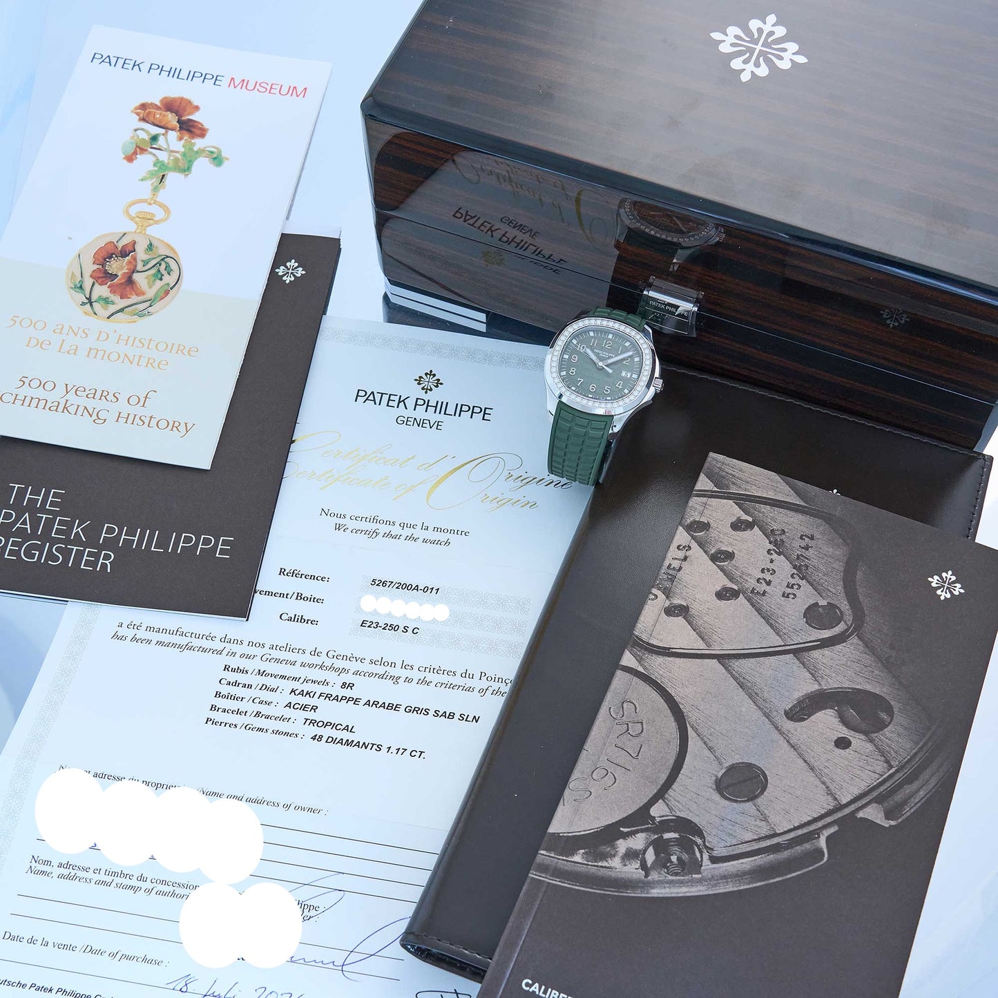 Patek Philippe Aquanaut Ref. 5267/200A-011 - "Very good" condition - German first owner - Fullset