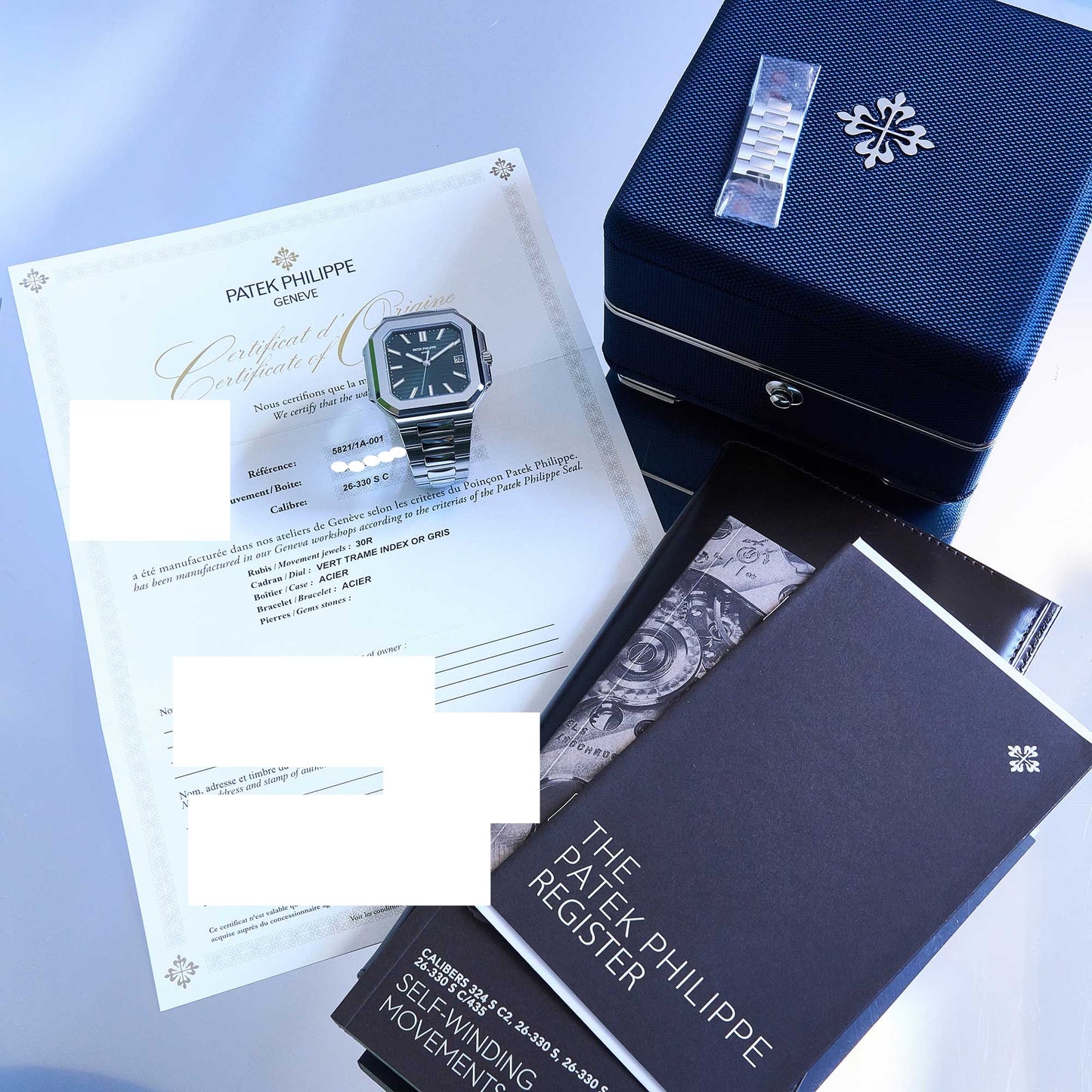 Patek Philippe Cubitus Ref. 5821/1A-001 - "NEW / UNWORN" - German fullset