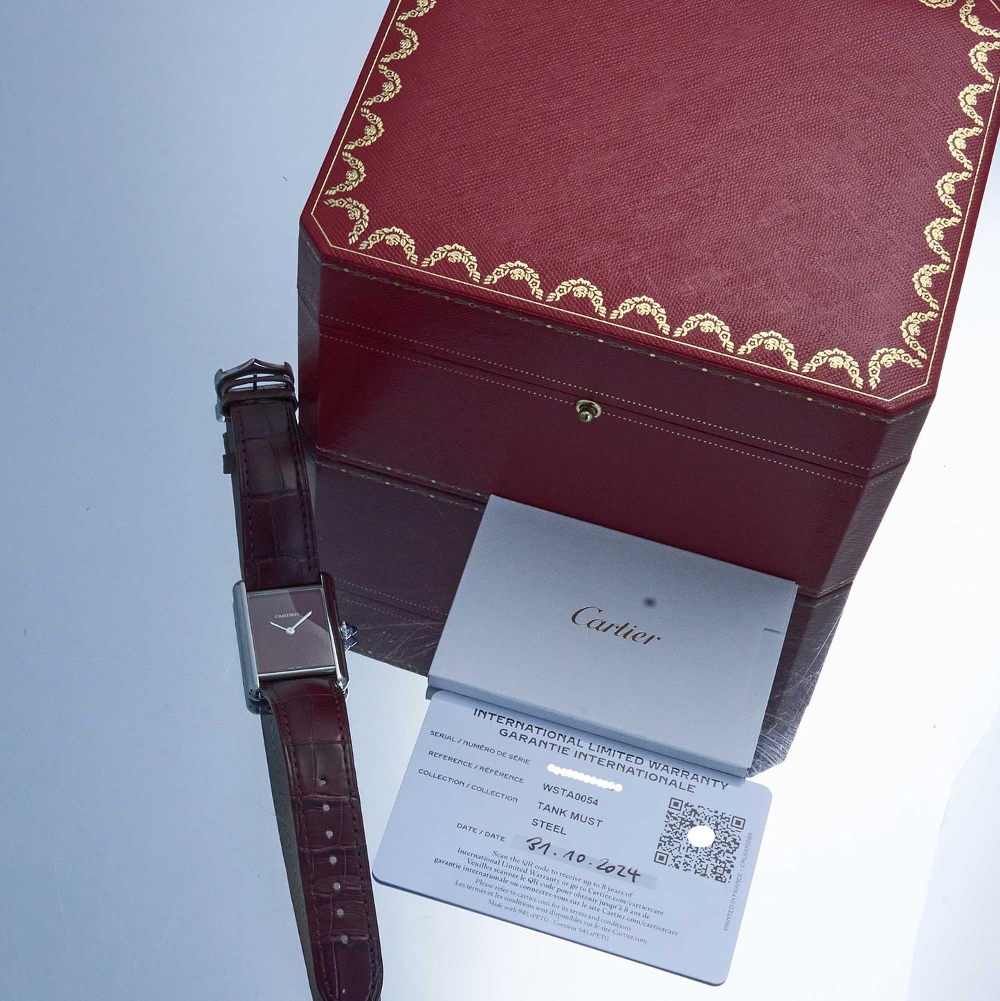 Cartier Tank Ref. WSTA0054 - "NEW / UNWORN" - German fullset from 2024
